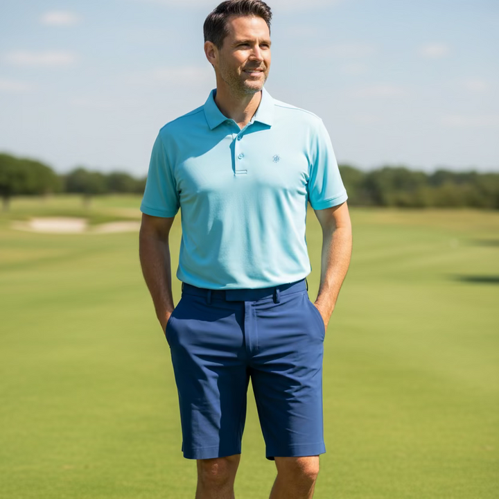 Peter Millar Bingham Tailored Fit Shorts - Navy - Skorzie