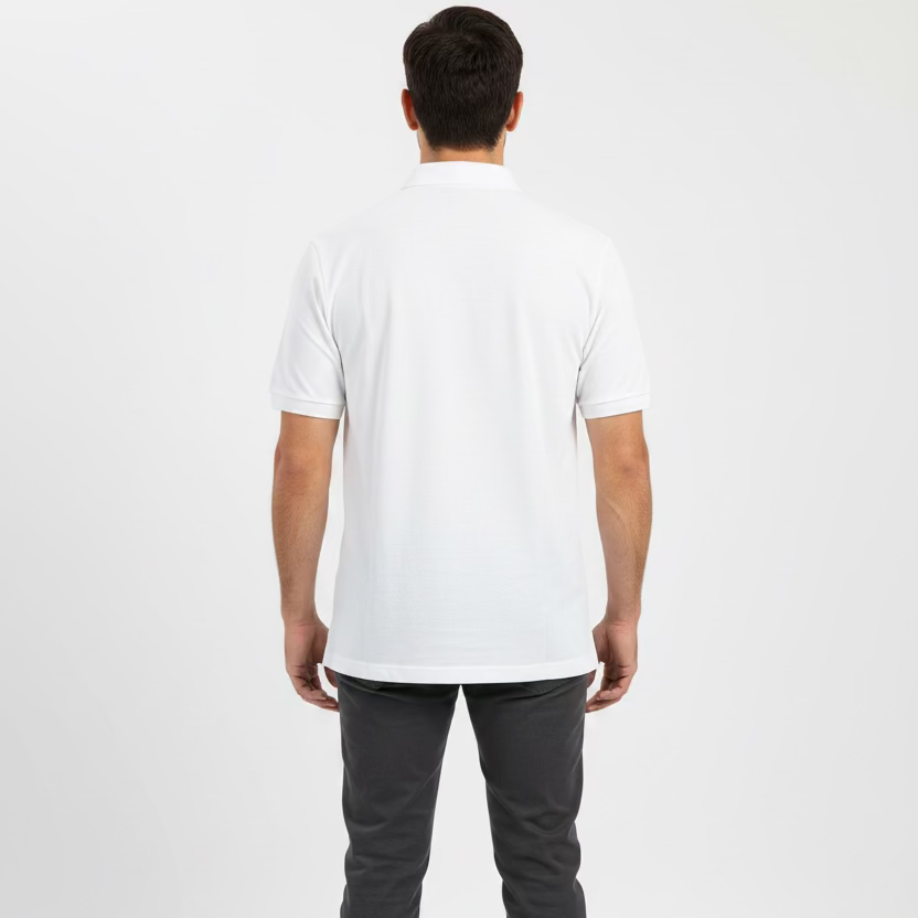 Criquet Short Sleeve Players Polo - White - Skorzie