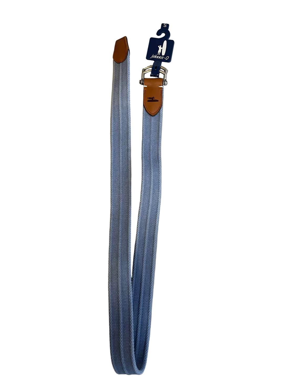 Johnnie-O Mens Casual Blue Belt - Skorzie