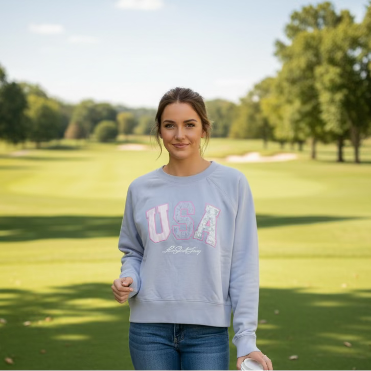 Love Shack Fancy USA Sweatshirt - Skorzie