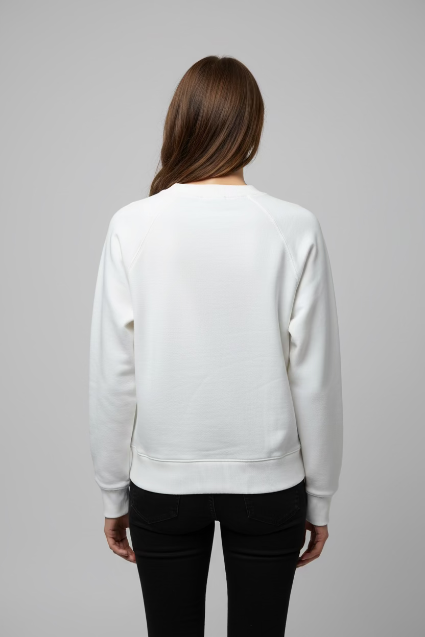 Love Shack Fancy USA Sweatshirt - White - Skorzie