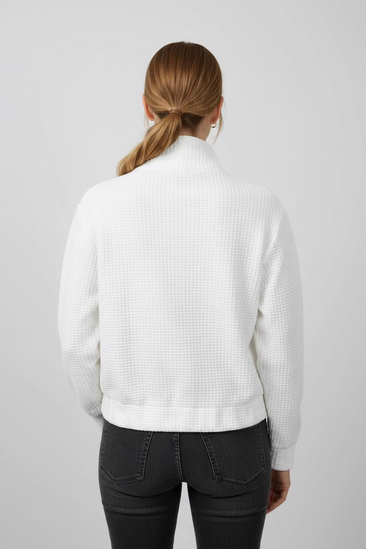 Peter Millar Womens Full Zip Jacket - White