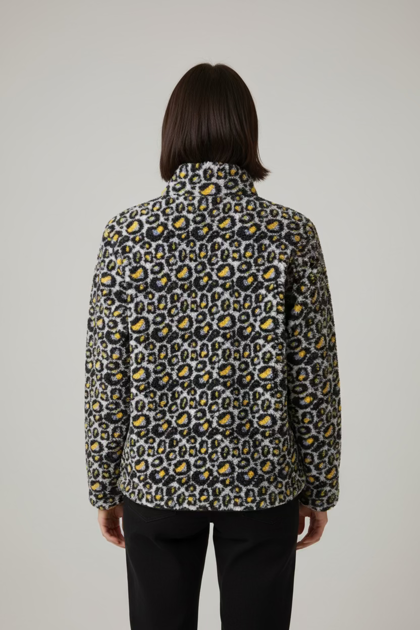 Daily Sports Water Leopard Full Zip Jacket