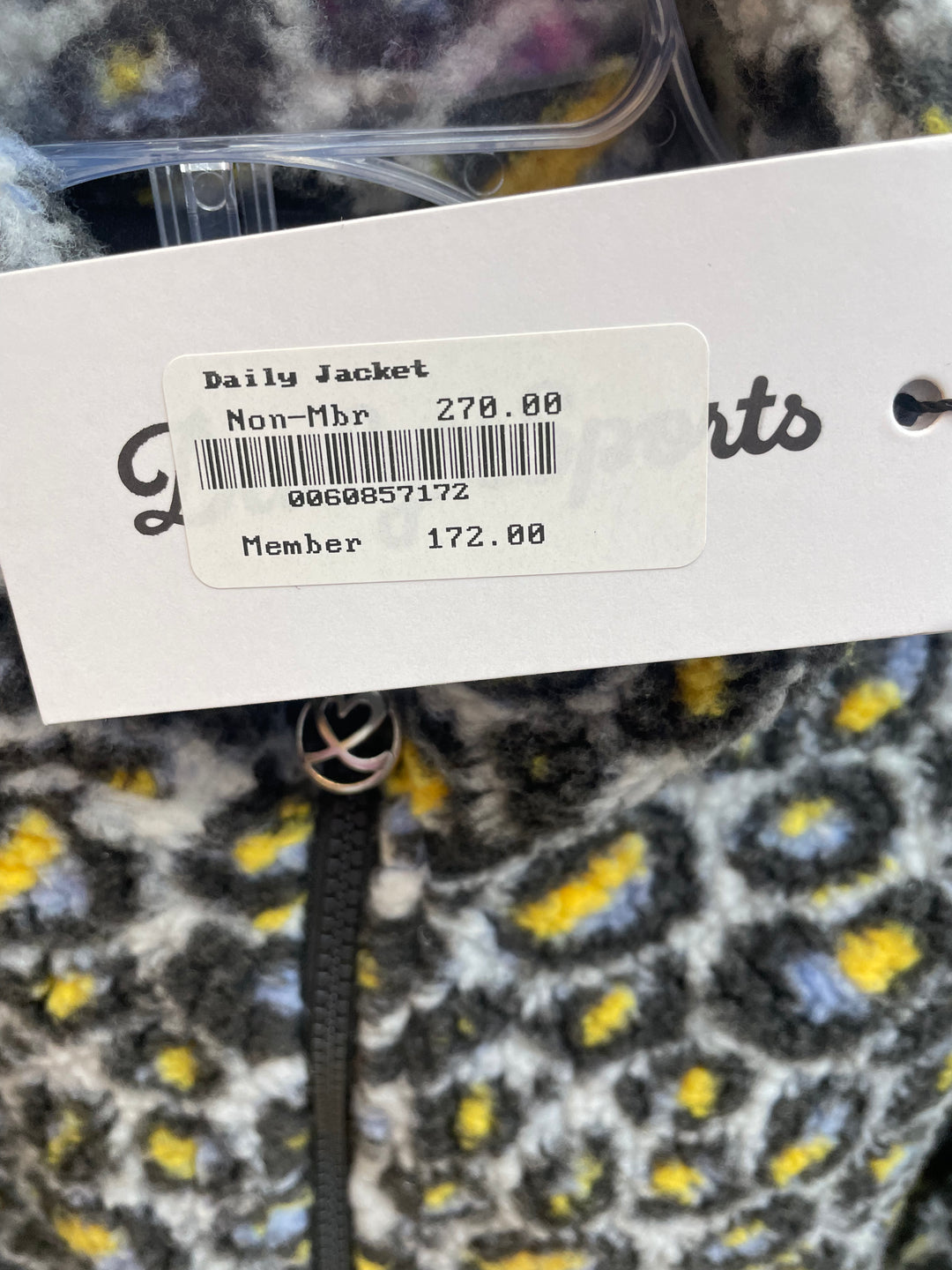 Daily Sports Water Leopard Full Zip Jacket