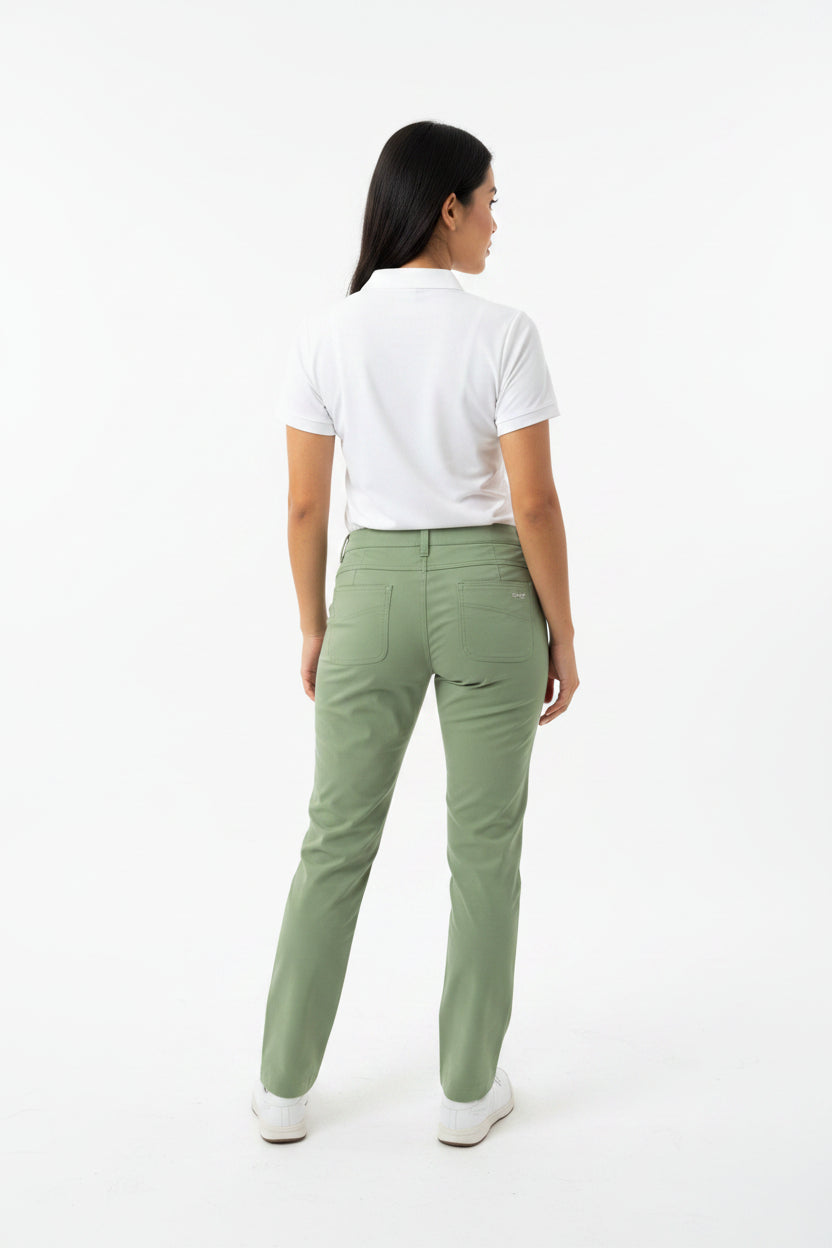 Daily Sports Lyric Womens High Water Pant - Hedge