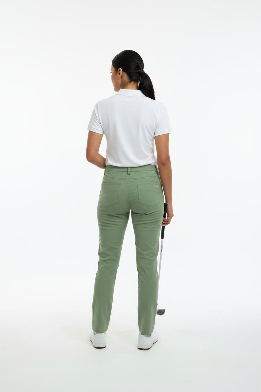 Daily Sports Lyric Womens High Water Ankle Pant - Hedge