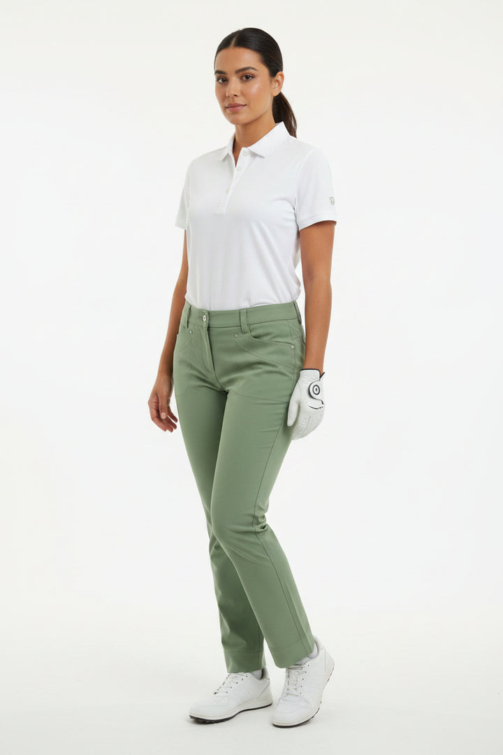 Daily Sports Lyric Womens High Water Ankle Pant - Hedge