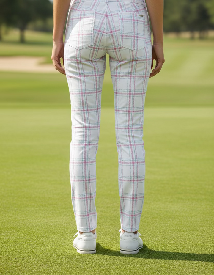 Jofit Slim Fit Pattern Print Pant - Playful Pink/Blue