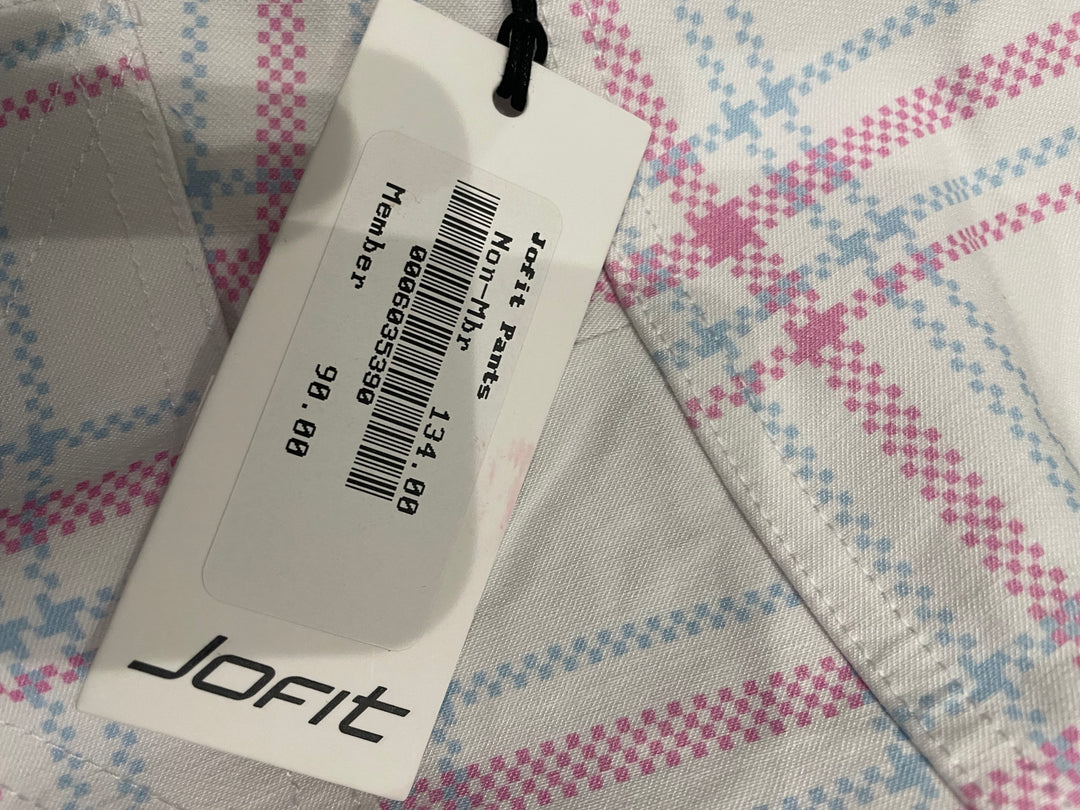 Jofit Slim Fit Pattern Print Pant - Playful Pink/Blue
