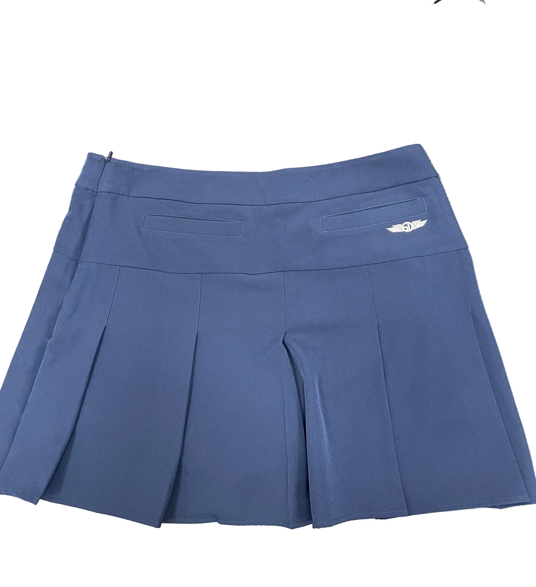 Straight Down Pleated Skort - Martina Navy