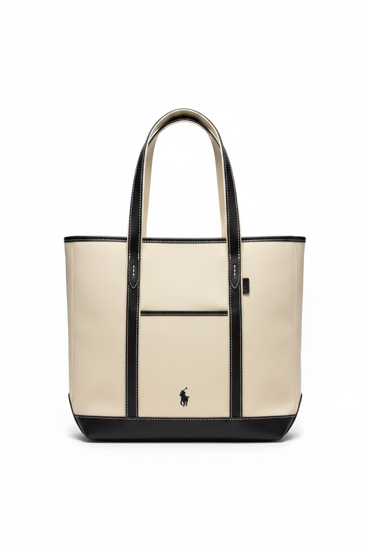 Ralph Lauren Womens Polo Bag - Ecru/Navy