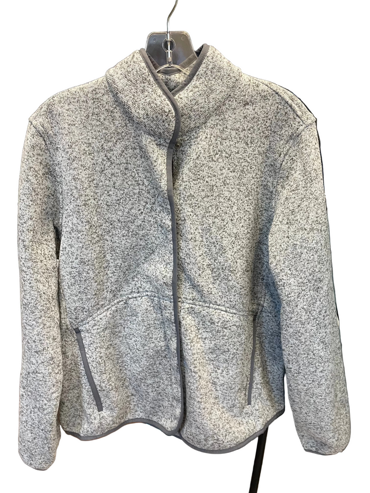 Zero Restriction Gabby Sweater Knit Fleece Jacket - Cloud Blue