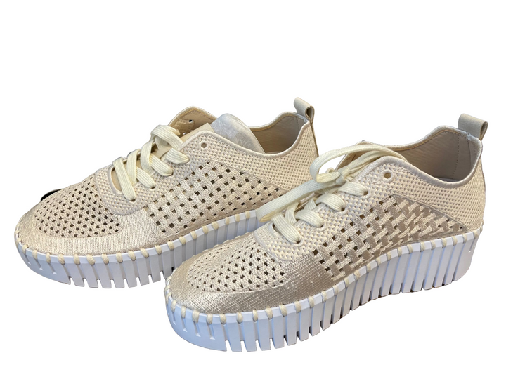 Isle Jacobsen Tulip Knit Platform Shoes