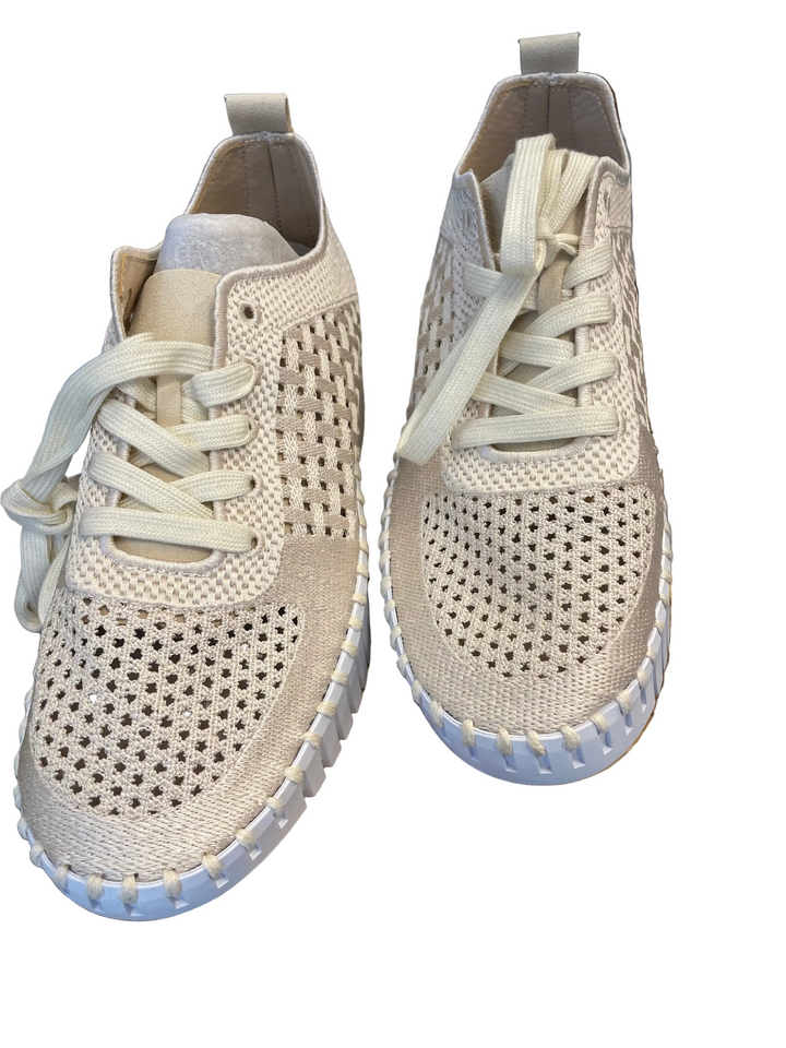 Isle Jacobsen Tulip Knit Platform Shoes