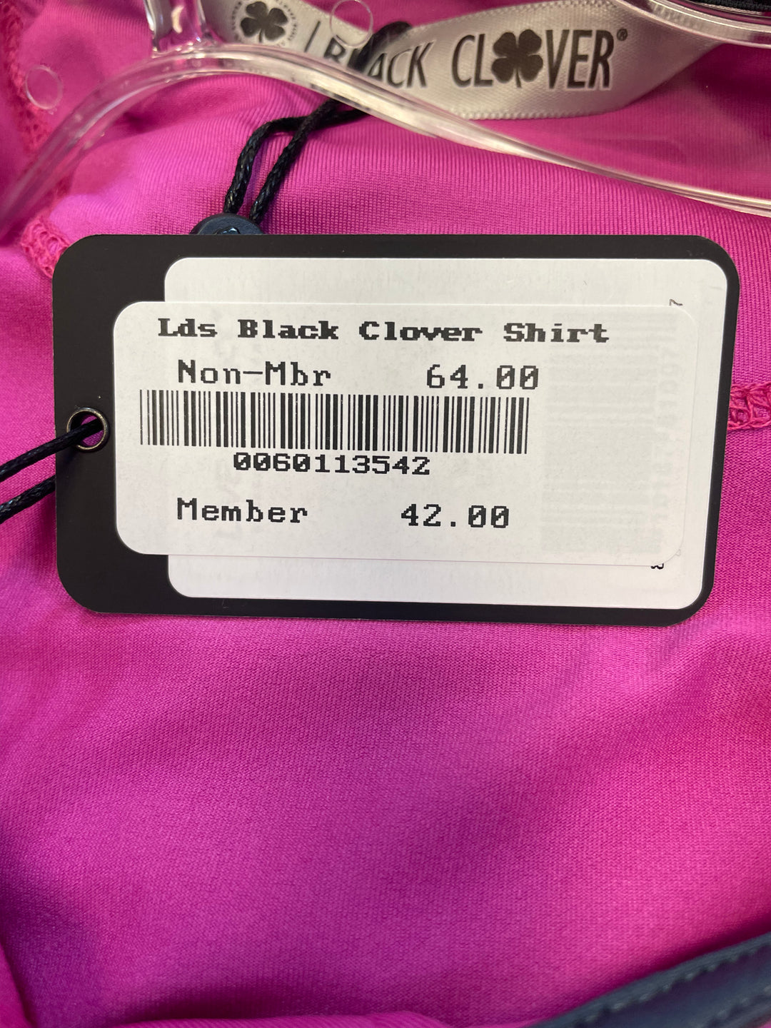 Black Clover Short Sleeve Button Polo - Party Pink