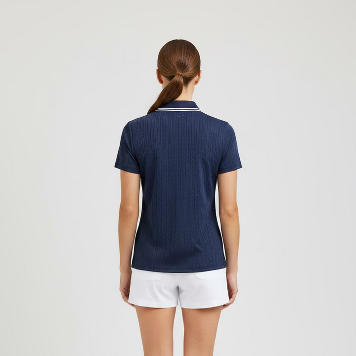 RLX Ralph Lauren Golf Concept 1.0 Short Sleeve Polo - Navy/White