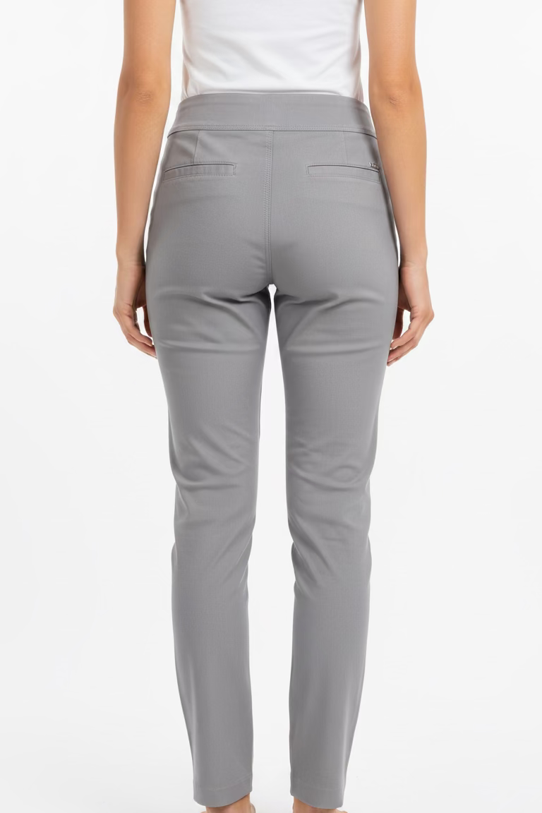 Jofit Womens Full Length Slimmer Pant - Grey