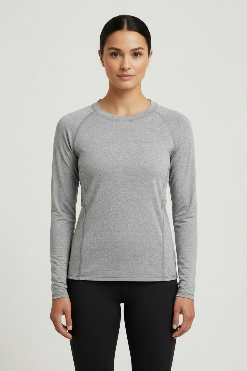 RLX Ralph Lauren Womens Long Sleeve Top - Grey