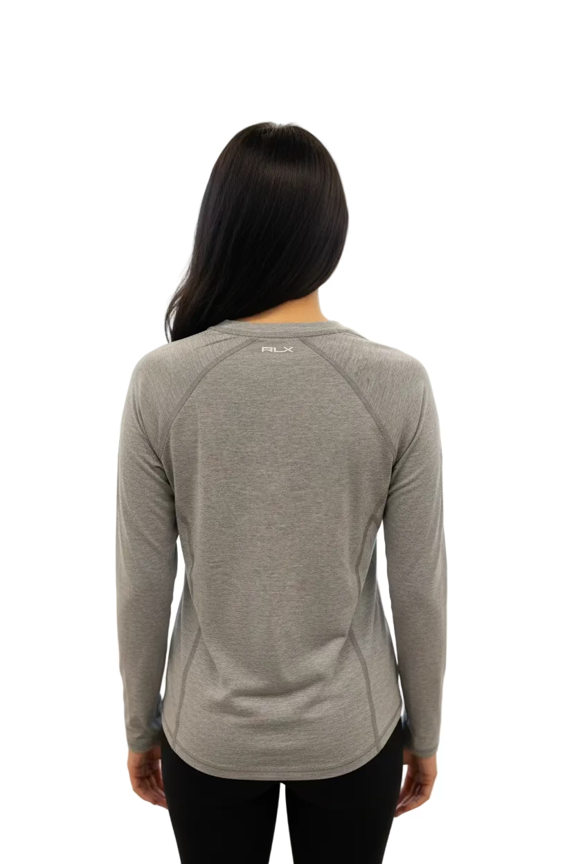 RLX Ralph Lauren Womens Long Sleeve Top - Grey