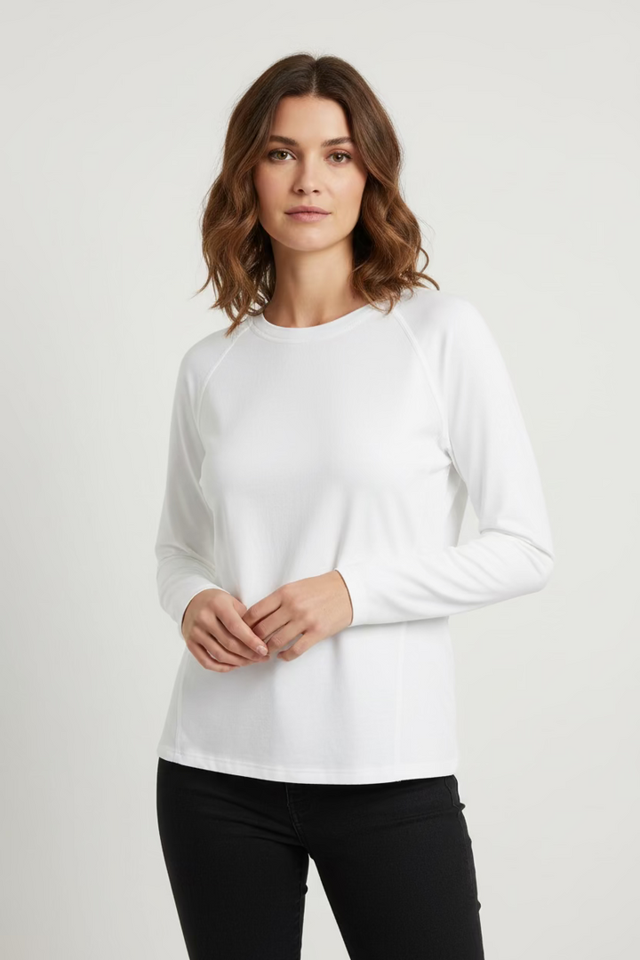 RLX Ralph Lauren Womens Long Sleeve Top - White