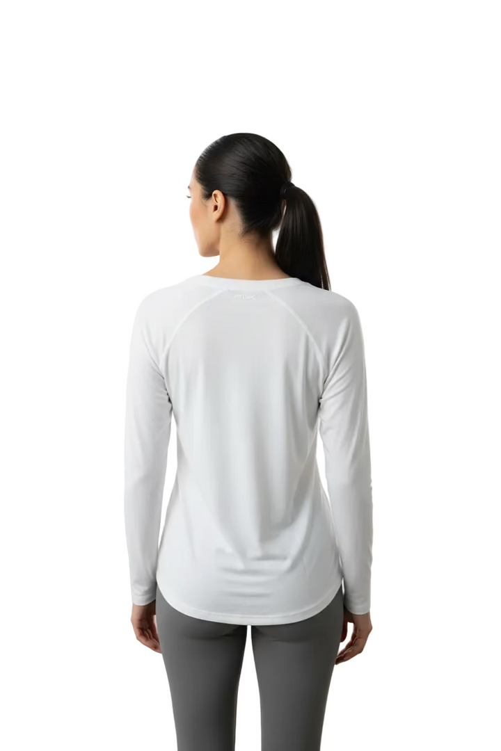 RLX Ralph Lauren Womens Long Sleeve Top - White