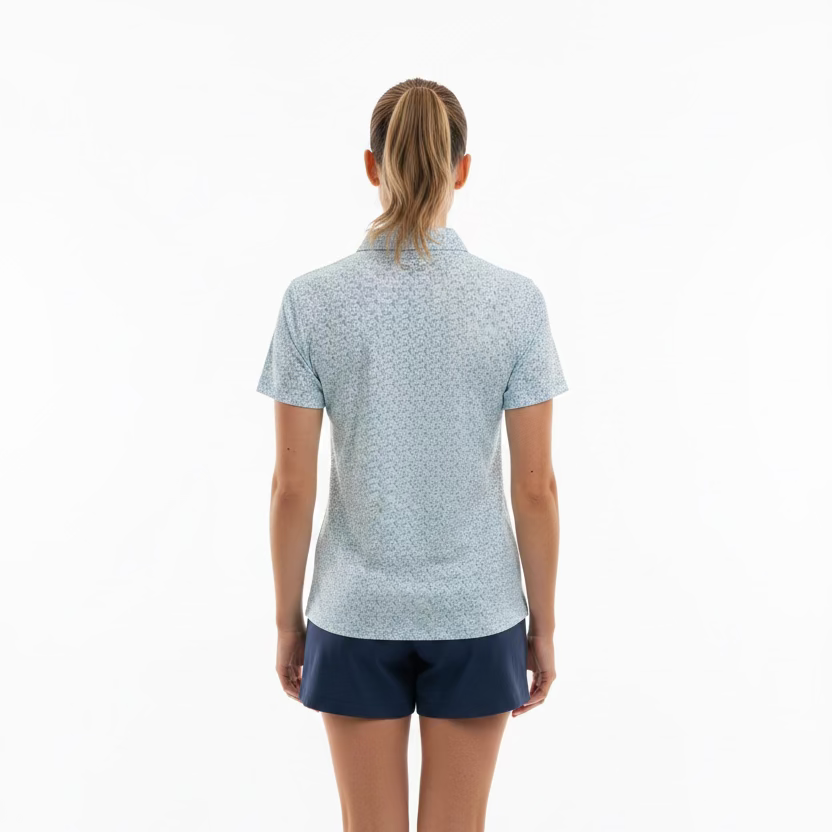Straight Down Cote D'Azur Short Sleeve Polo (w/logo)