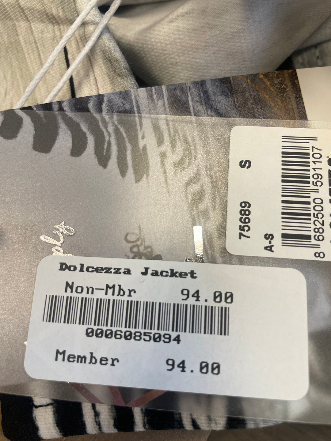 Dolcezza Womens Animal Print Jacket