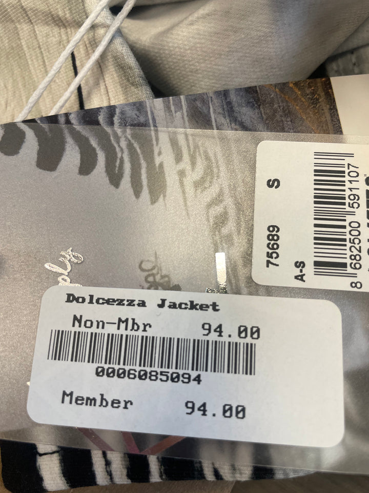 Dolcezza Womens Animal Print Jacket