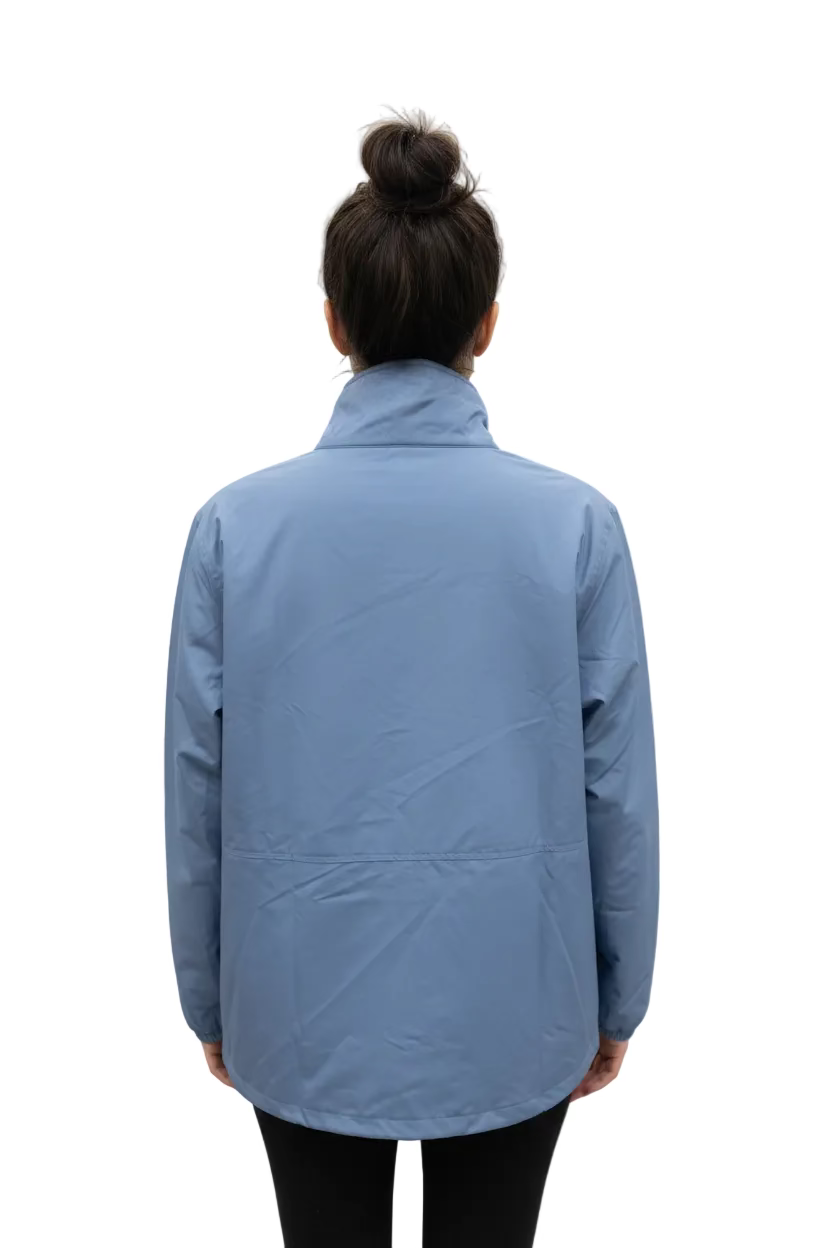 Fairway & Greene Womens Windbreaker Jacket (w/logo) - Loch Blue