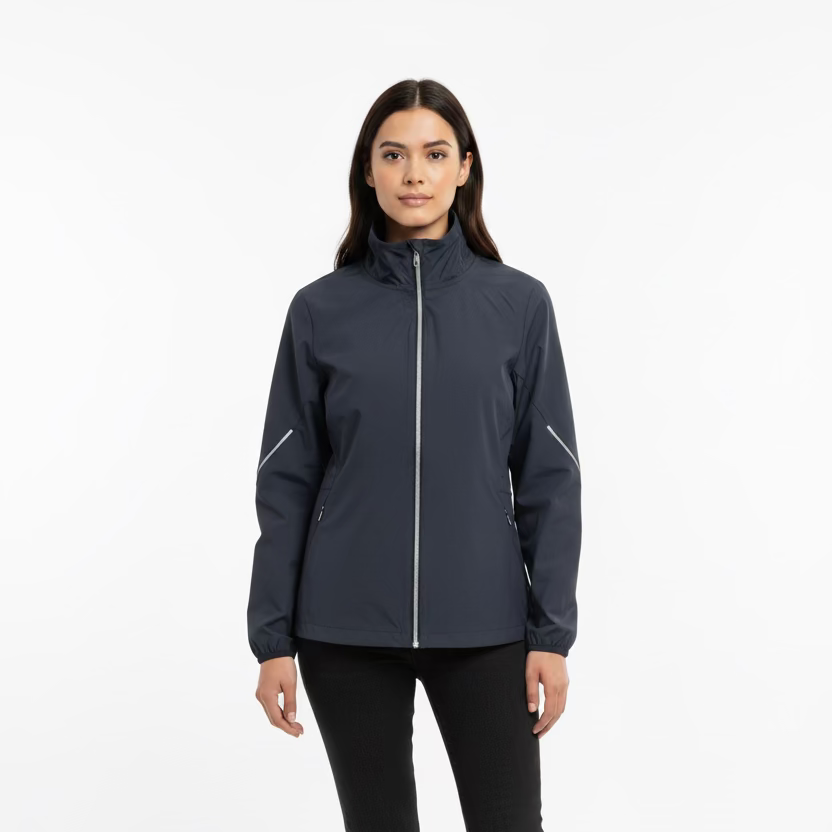 Sunice Womens Amelia Windbreaker Jacket - Charcoal