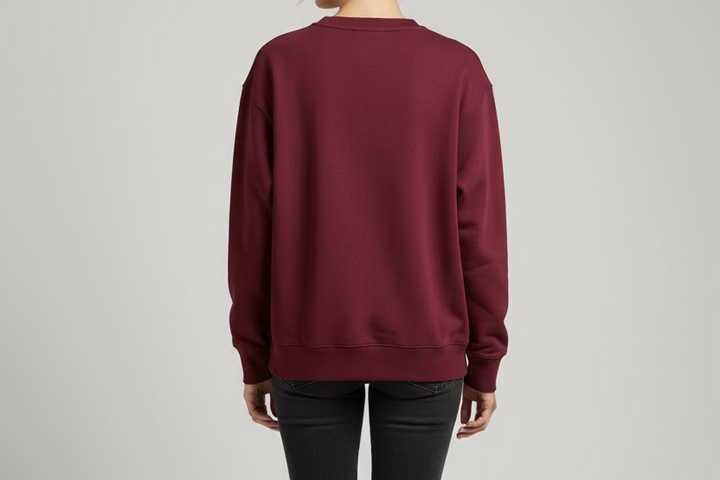 Good Good Mens Crewneck Long Sleeve Sweatshirt - Maroon
