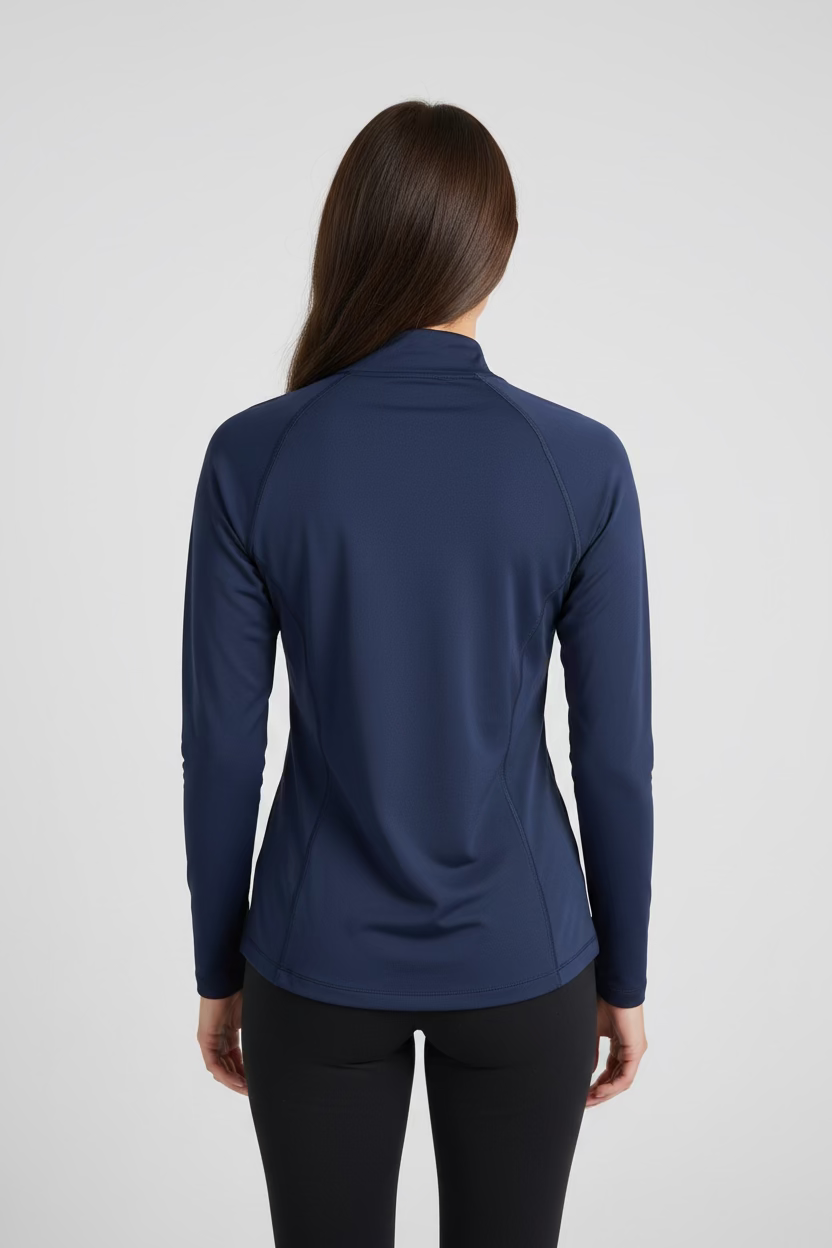 Good Good Long Sleeve Base Layer Top - Navy