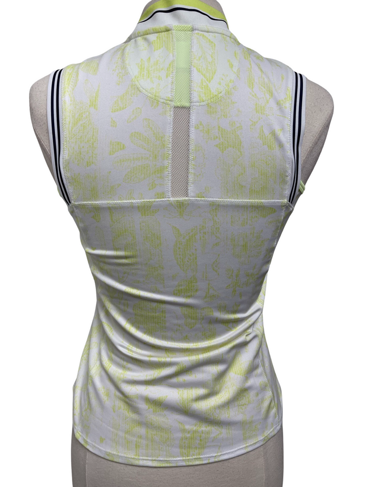 Lucky in Love Electric Toile Zip Tank - Size Small - Skorzie