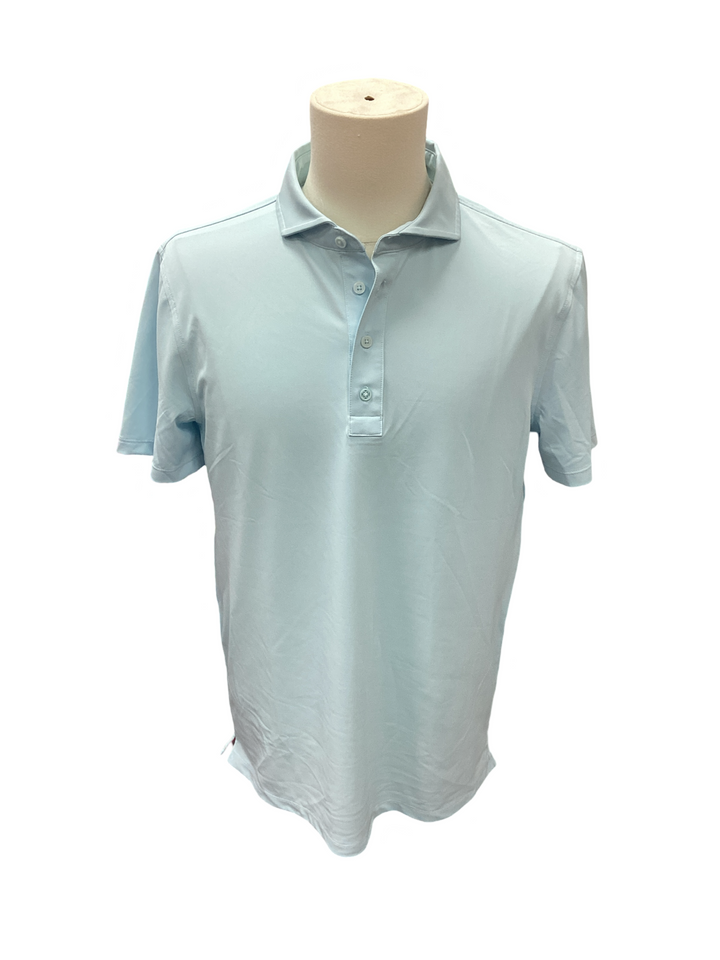 G/FORE Men's Rib Gusset Tech Pique Modern Spread Collar Polo, Size Medium