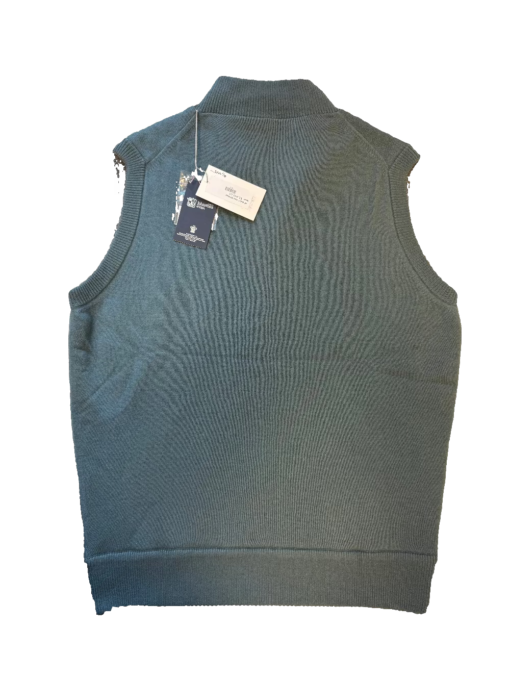 JE Gillet Cashmere Full Zip Vest - Green