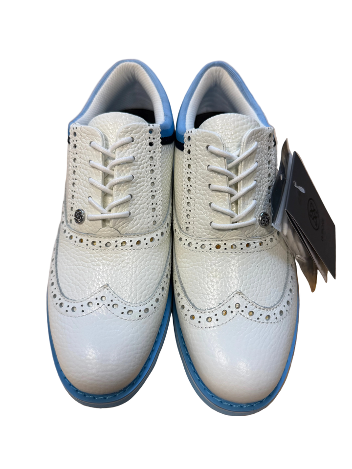 G/FORE Women's Grosgrain Brogue Golf Shoes - White - Size 7 - Skorzie