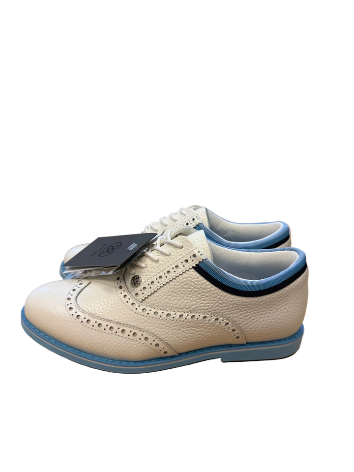 G/FORE Women's Grosgrain Brogue Golf Shoes - White - Size 7 - Skorzie