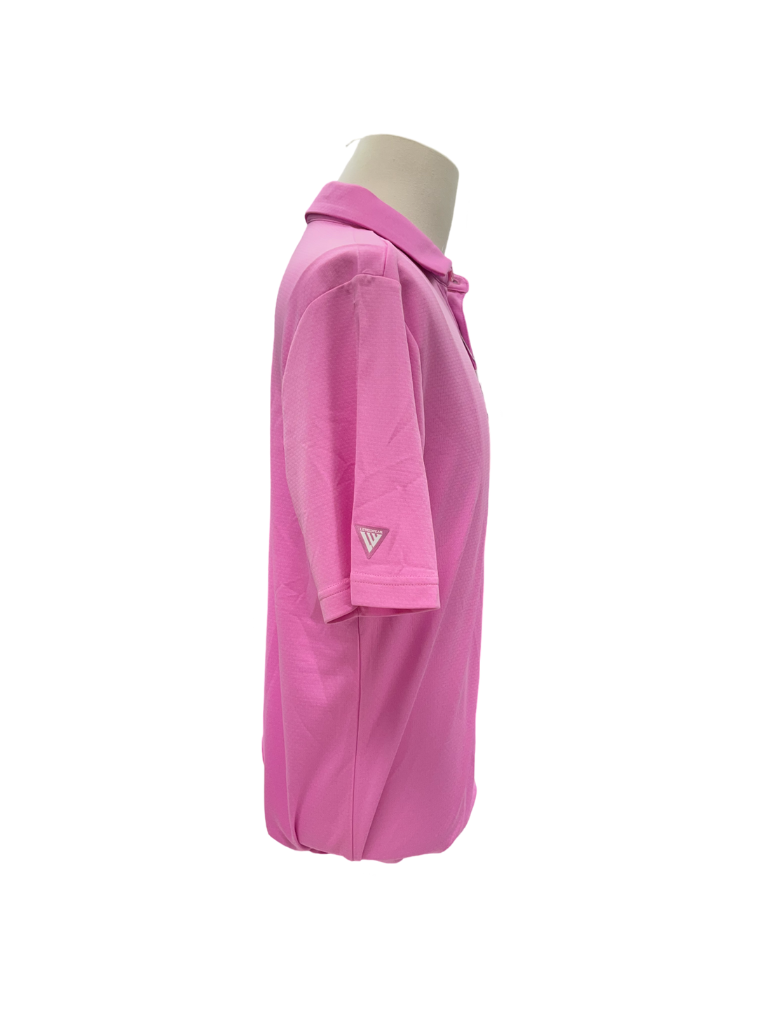 Mens Levelwear Primary Polo Top - Pink - Medium (FINAL SALE ITEM)