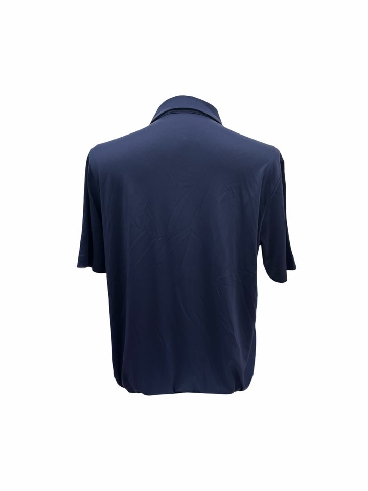 Mens Levelwear Tone Polo Top - Navy - Medium (FINAL SALE ITEM)