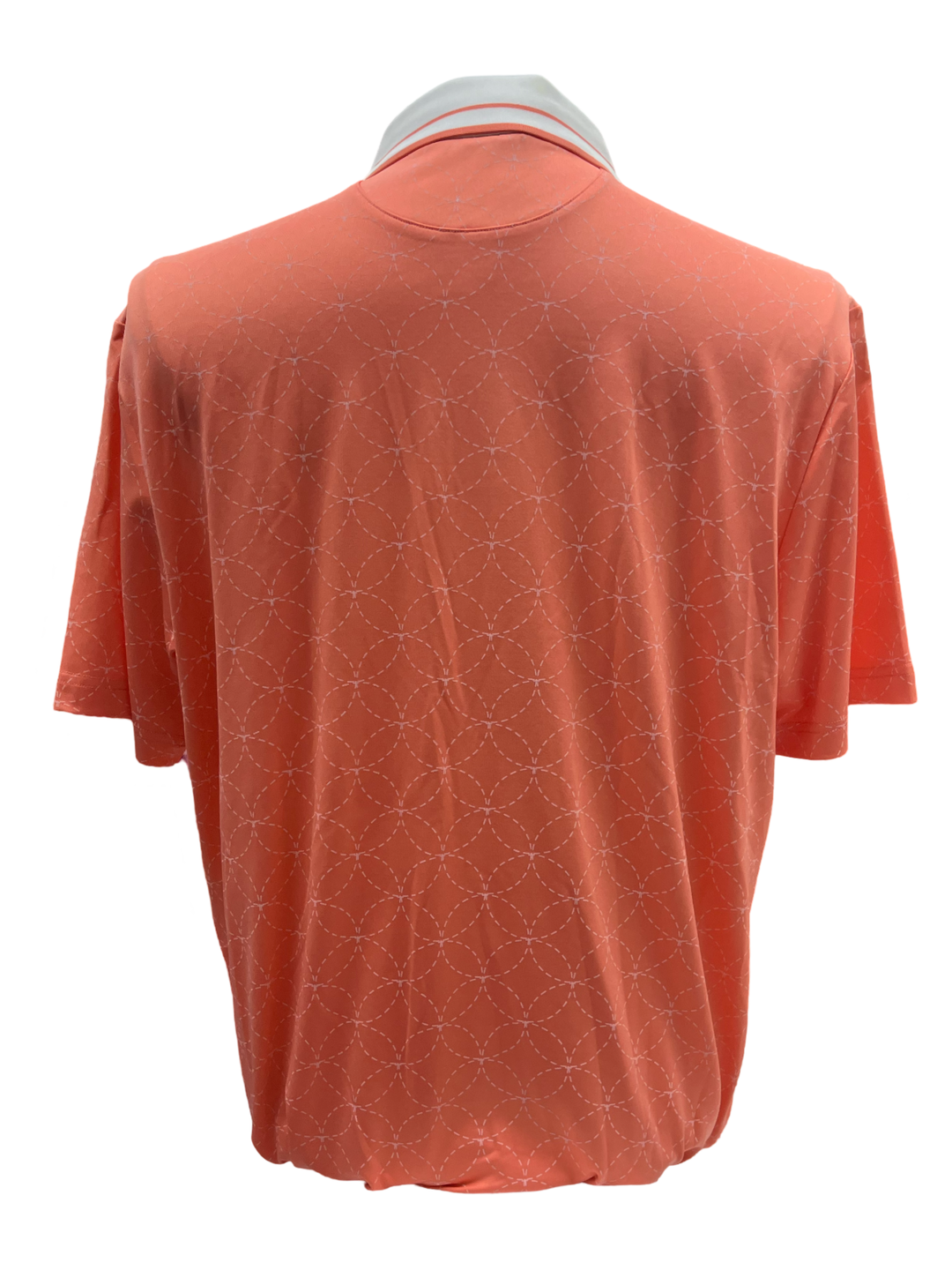 Mens Levelwear Cascade Polo Top - Orange - Medium (FINAL SALE ITEM)