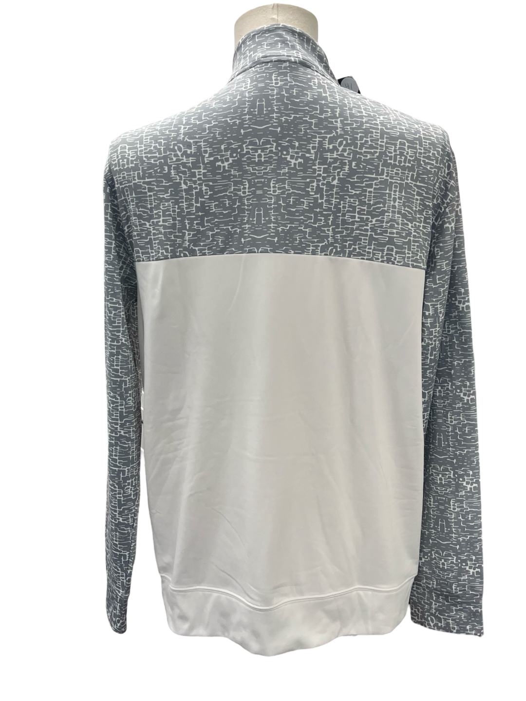 Mens Levelwear Siren 1/4 Zip Up Pullover - White - Medium (FINAL SALE ITEM)