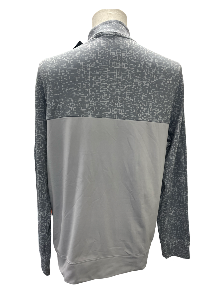 Mens Levelwear Siren 1/4 Zip Up Pullover - Gray - Medium (FINAL SALE ITEM)