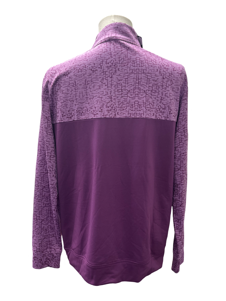 Mens Levelwear Siren 1/4 Zip Up Pullover - Purple - Medium (FINAL SALE ITEM)