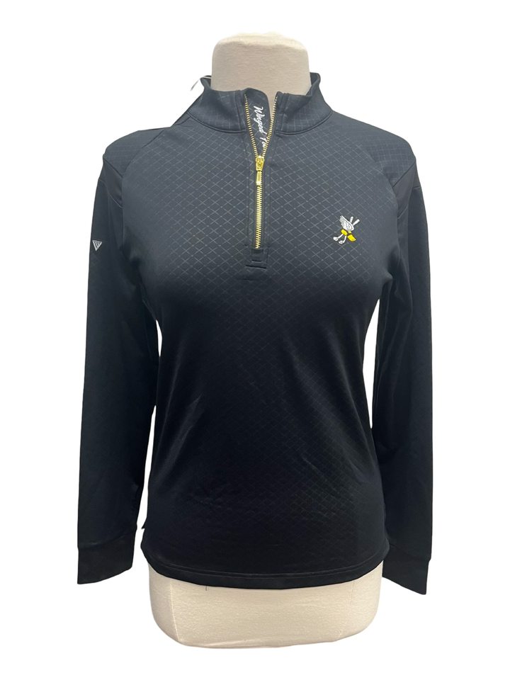 Levelwear Aspire 1/4 Zip Up Pullover - Black - Small - NWT (FINAL SALE ITEM)