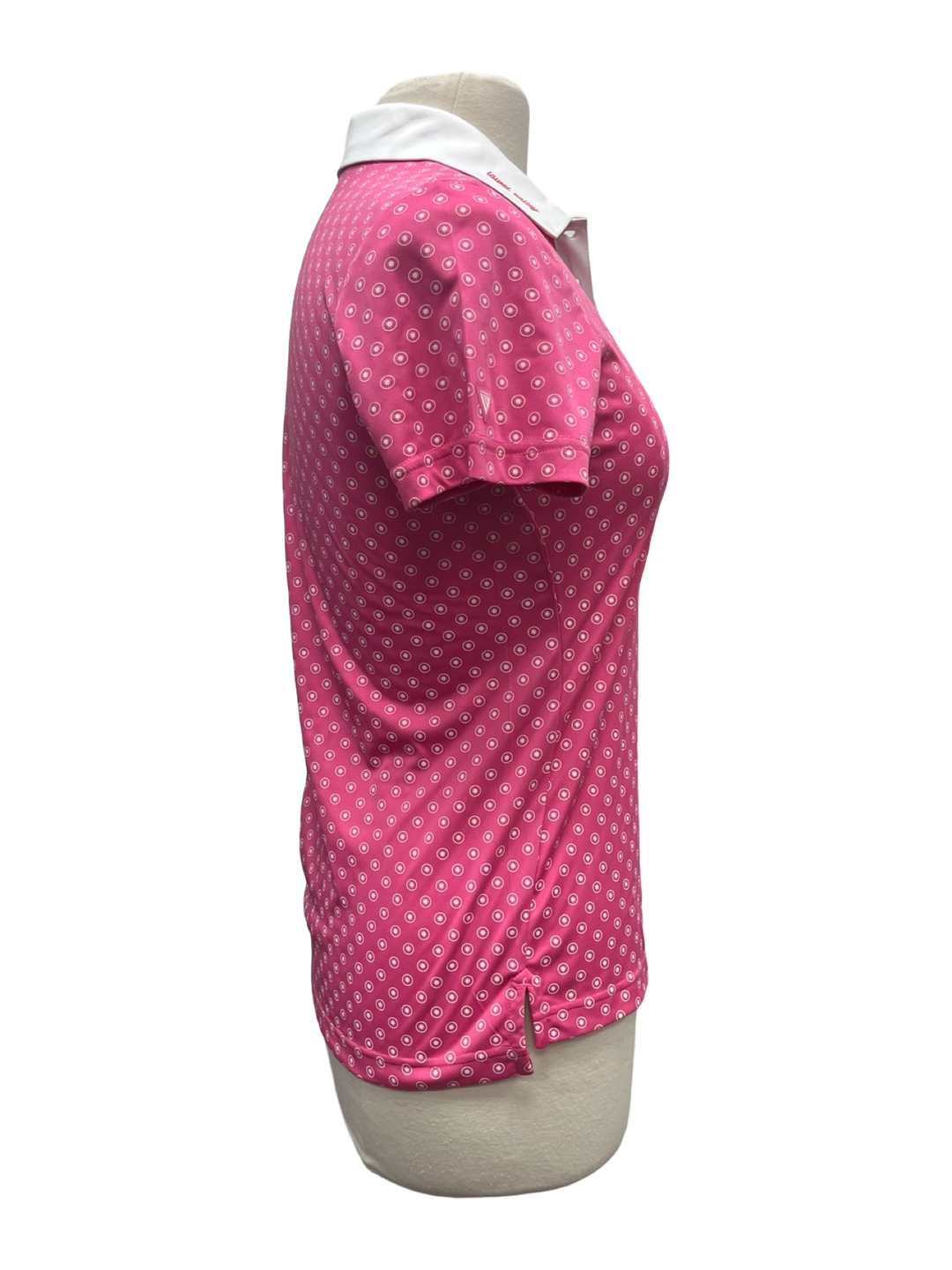 Levelwear Stardust Polo Tee - Pink - Small - NWT (FINAL SALE ITEM)