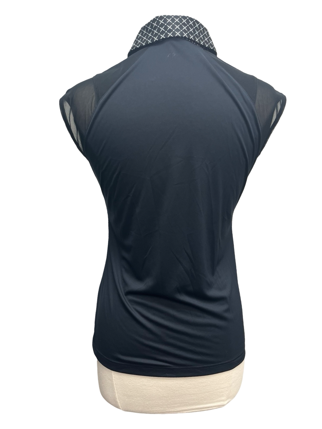 Levelwear Allure Polo Capsleeve - Black - Small - NWT (FINAL SALE ITEM)