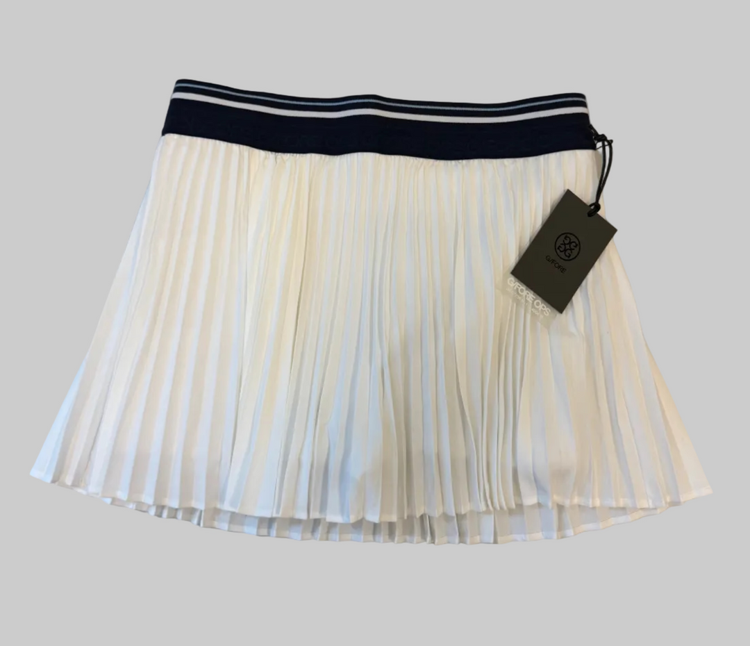 G/FORE OPS Women's Pleated Golf Skort (13”) - Snow - Small - Skorzie