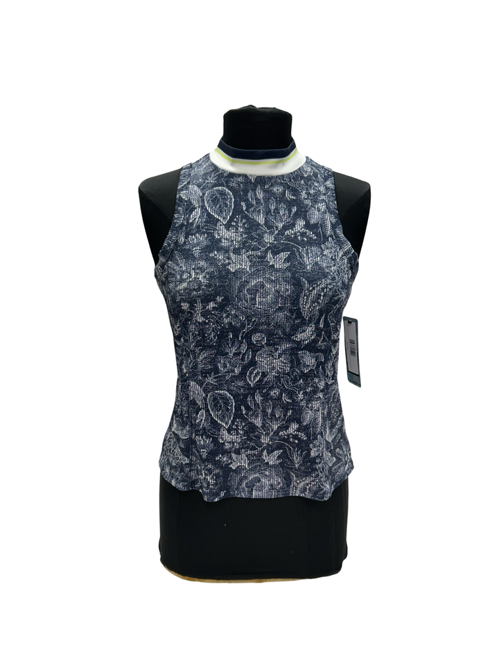 Lucky in Love Fonce Toile Rib Tank- Small (FINAL SALE ITEM)