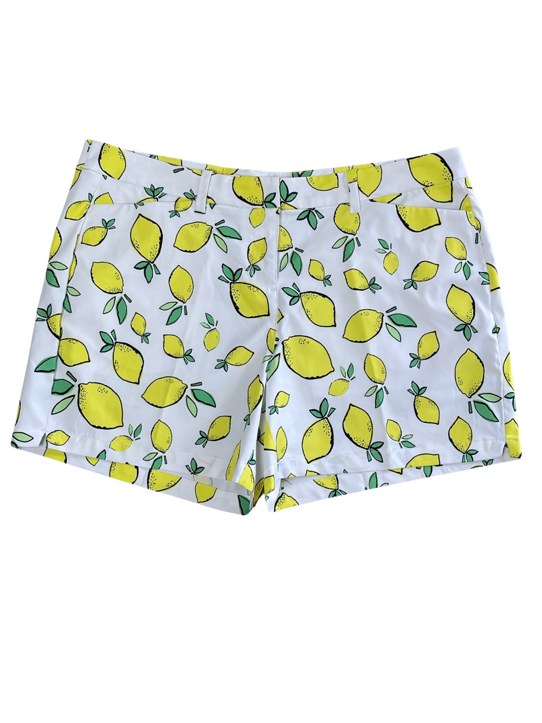 PGA Tour Lovely Lemons 4" Shorts- Size 12 - Skorzie