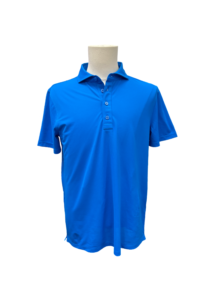 G/FORE Men's Rib Gusset Tech Pique Modern Spread Collar Polo, Size Medium